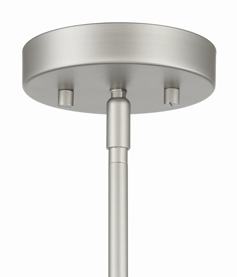 Craftmade 55694-SN Four Light Pendant, Satin Nickel