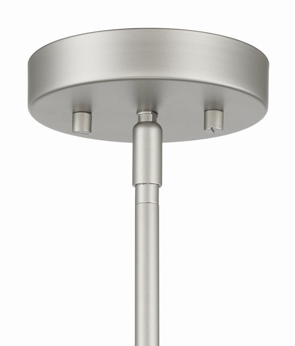 Craftmade 55694-SN Four Light Pendant, Satin Nickel