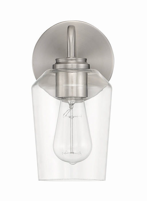Craftmade 56101-BNK One Light Wall Sconce, Brushed Polished Nickel