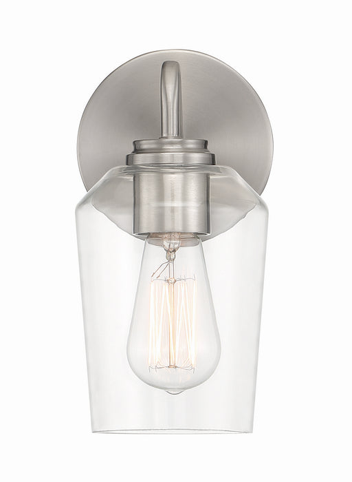 Craftmade 56101-BNK One Light Wall Sconce, Brushed Polished Nickel