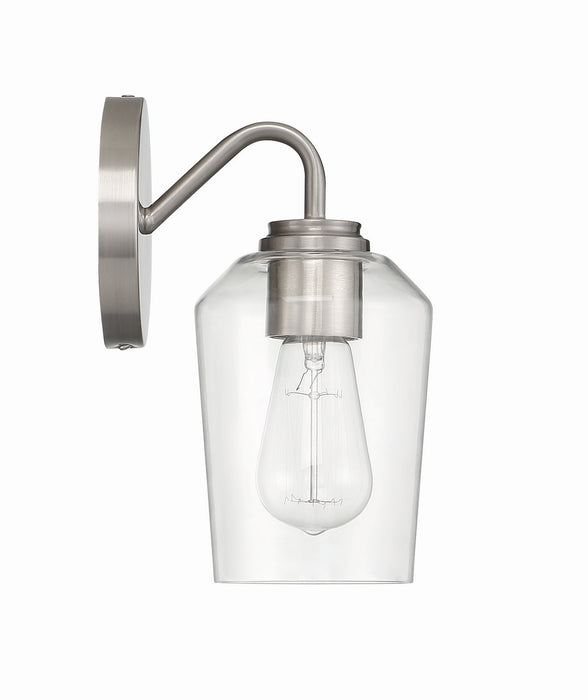 Craftmade 56101-BNK One Light Wall Sconce, Brushed Polished Nickel