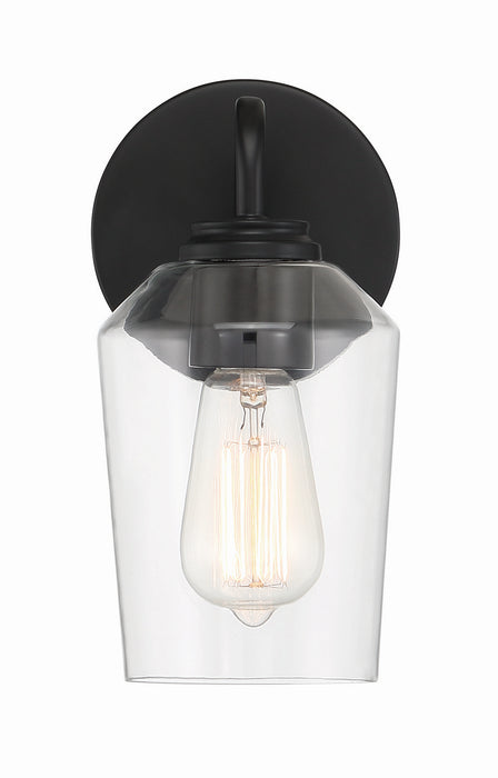 Craftmade 56101-FB One Light Wall Sconce, Flat Black
