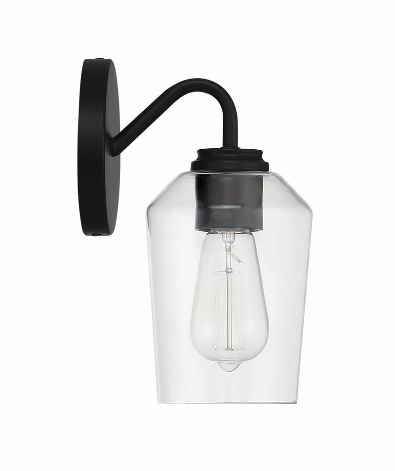 Craftmade 56101-FB One Light Wall Sconce, Flat Black