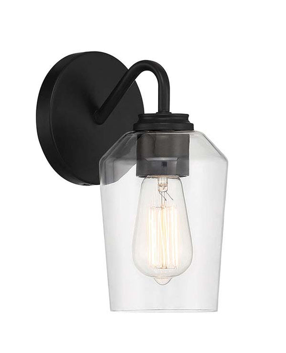 Craftmade 56101-FB One Light Wall Sconce, Flat Black