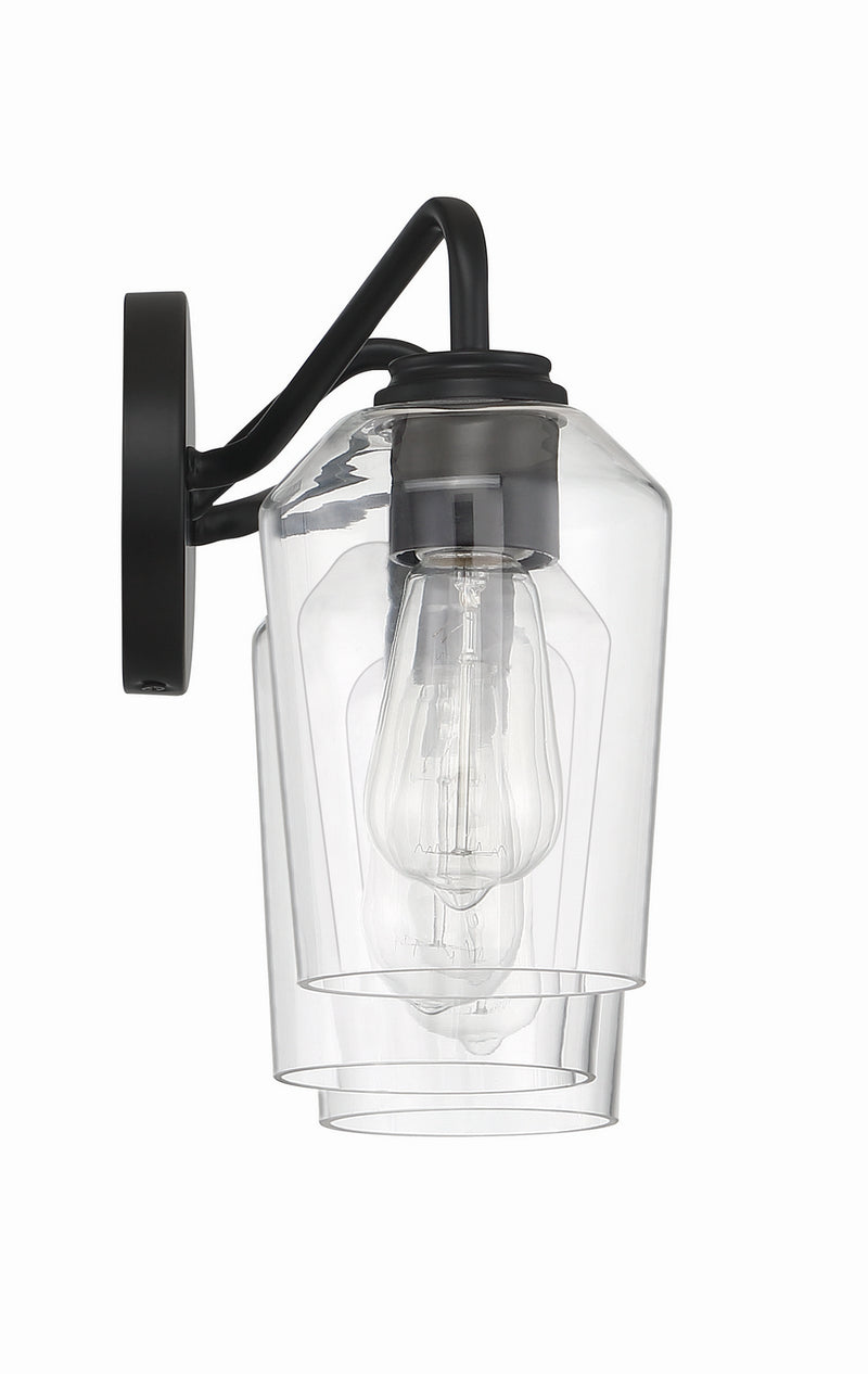 Craftmade 56103-FB Three Light Vanity, Flat Black
