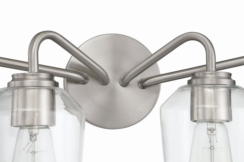 Craftmade 56104-BNK Four Light Vanity, Brushed Polished Nickel