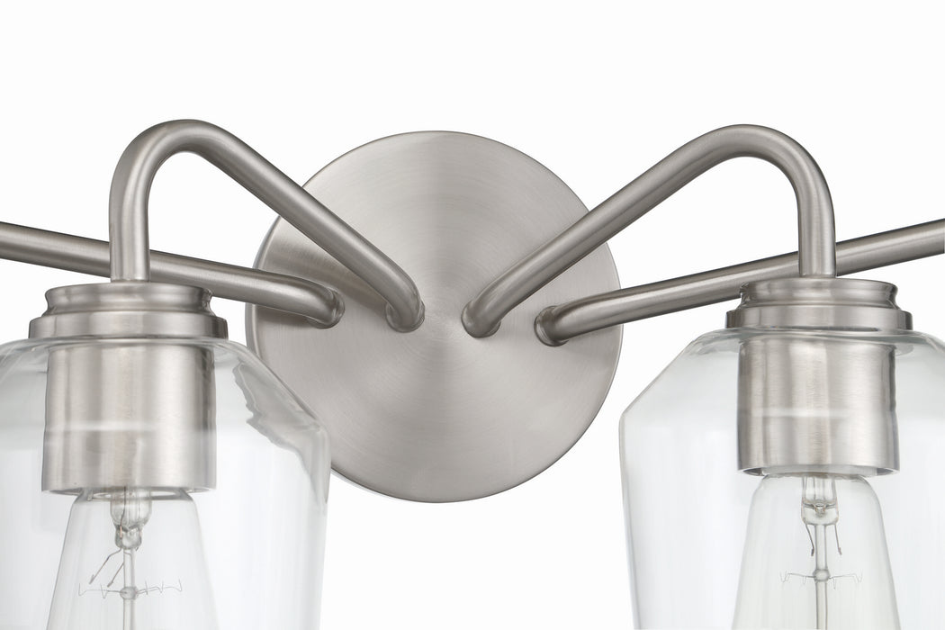 Craftmade 56104-BNK Four Light Vanity, Brushed Polished Nickel
