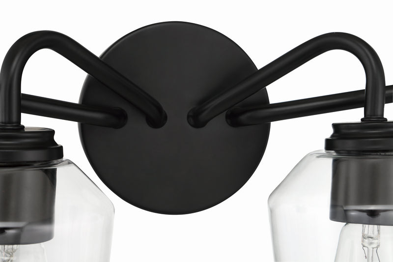Craftmade 56104-FB Four Light Vanity, Flat Black