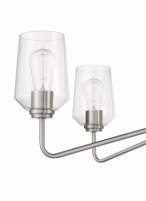 Craftmade 56129-BNK Nine Light Chandelier, Brushed Polished Nickel
