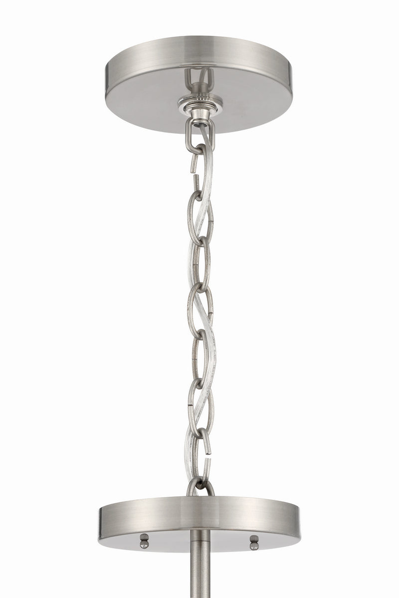 Craftmade 56153-BNK Three Light Convertible Semi Flush, Brushed Polished Nickel