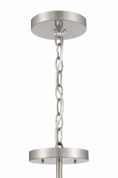 Craftmade 56153-BNK Three Light Convertible Semi Flush, Brushed Polished Nickel