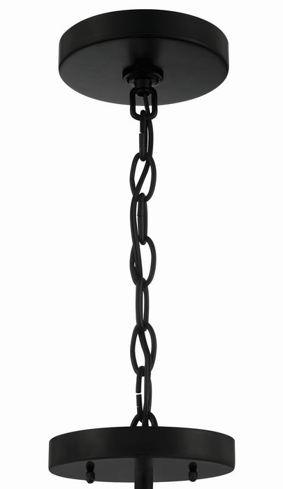 Craftmade 56153-FB Three Light Convertible Semi Flush, Flat Black