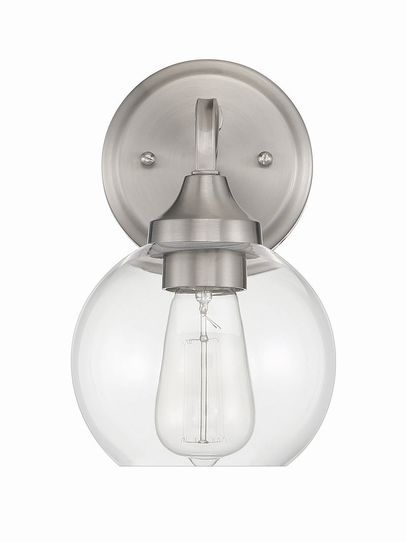 Craftmade 56201-BNK One Light Wall Sconce, Brushed Polished Nickel