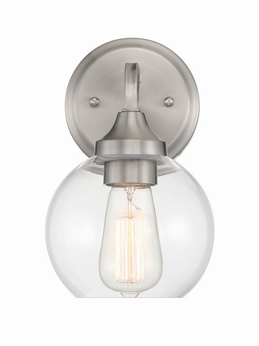 Craftmade 56201-BNK One Light Wall Sconce, Brushed Polished Nickel