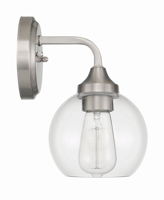 Craftmade 56201-BNK One Light Wall Sconce, Brushed Polished Nickel