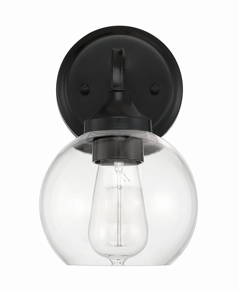 Craftmade 56201-FB One Light Wall Sconce, Flat Black