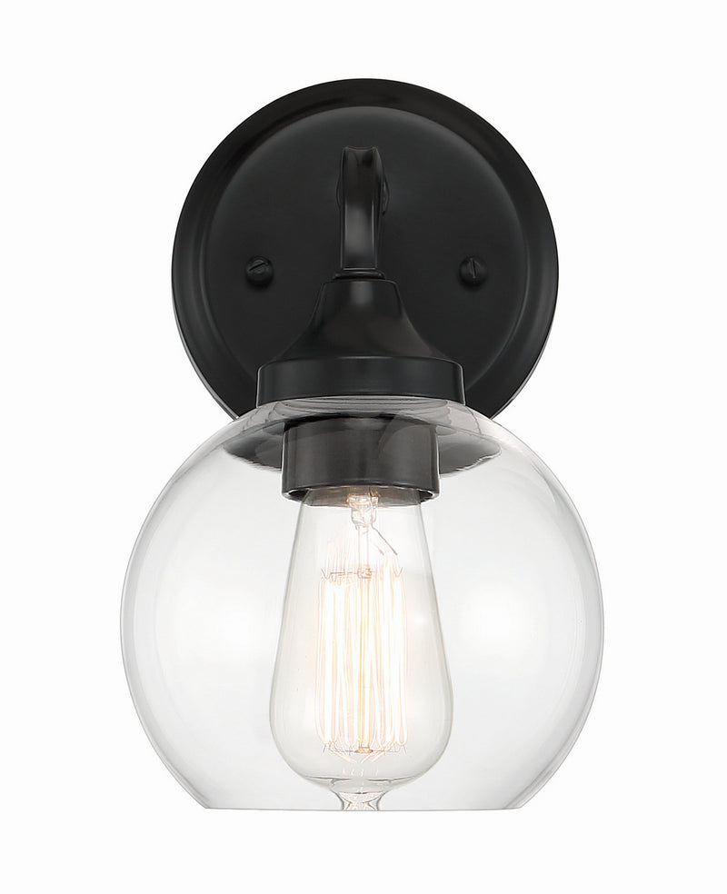 Craftmade 56201-FB One Light Wall Sconce, Flat Black