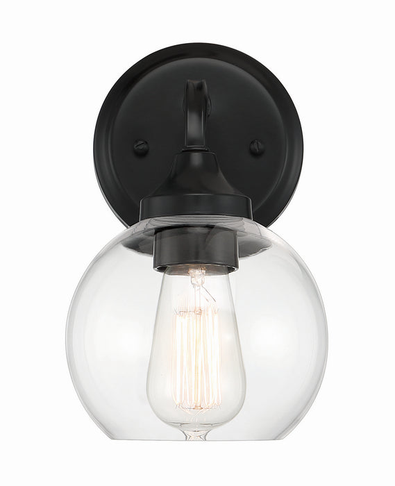 Craftmade 56201-FB One Light Wall Sconce, Flat Black