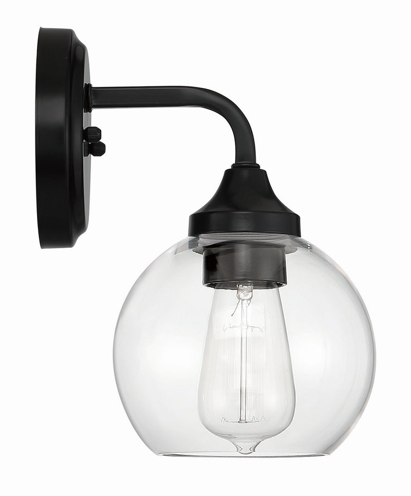 Craftmade 56201-FB One Light Wall Sconce, Flat Black