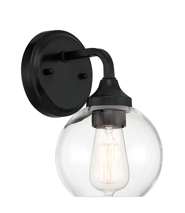 Craftmade 56201-FB One Light Wall Sconce, Flat Black