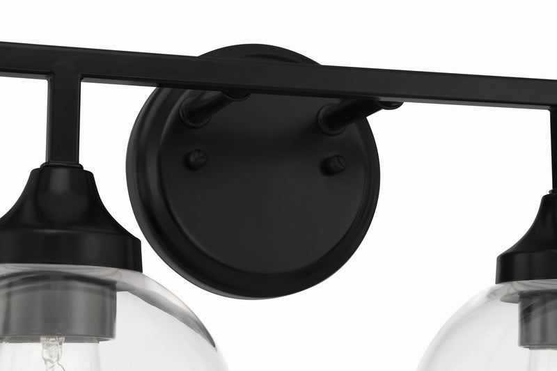 Craftmade 56204-FB Four Light Vanity, Flat Black