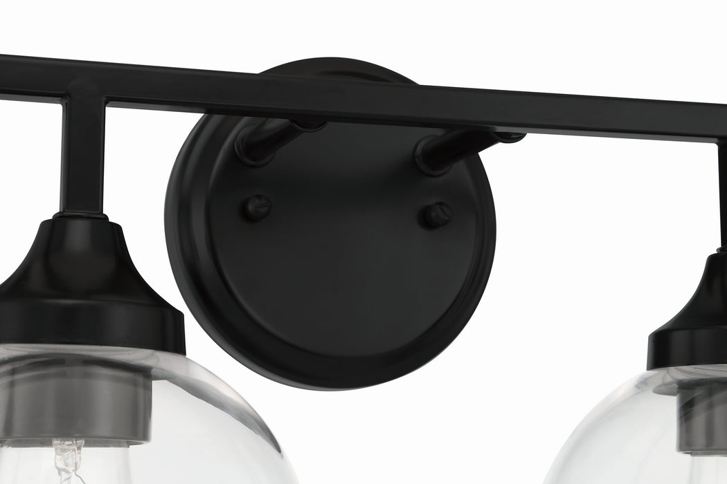 Craftmade 56204-FB Four Light Vanity, Flat Black