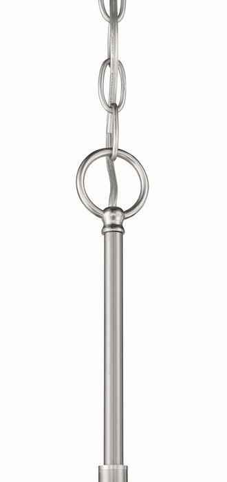 Craftmade 56223-BNK Three Light Chandelier, Brushed Polished Nickel