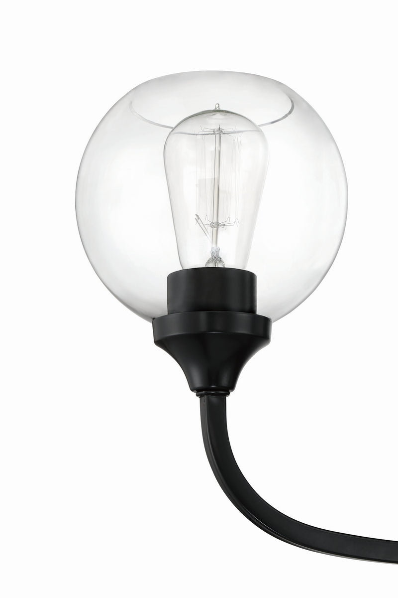 Craftmade 56223-FB Three Light Chandelier, Flat Black