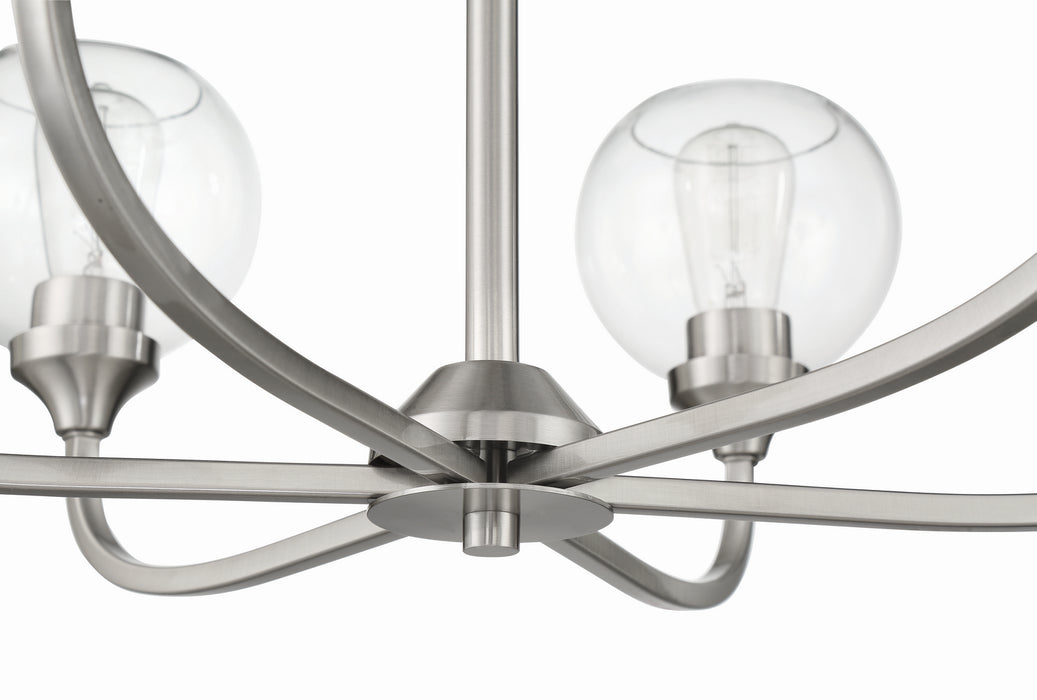 Craftmade 56229-BNK Nine Light Chandelier, Brushed Polished Nickel