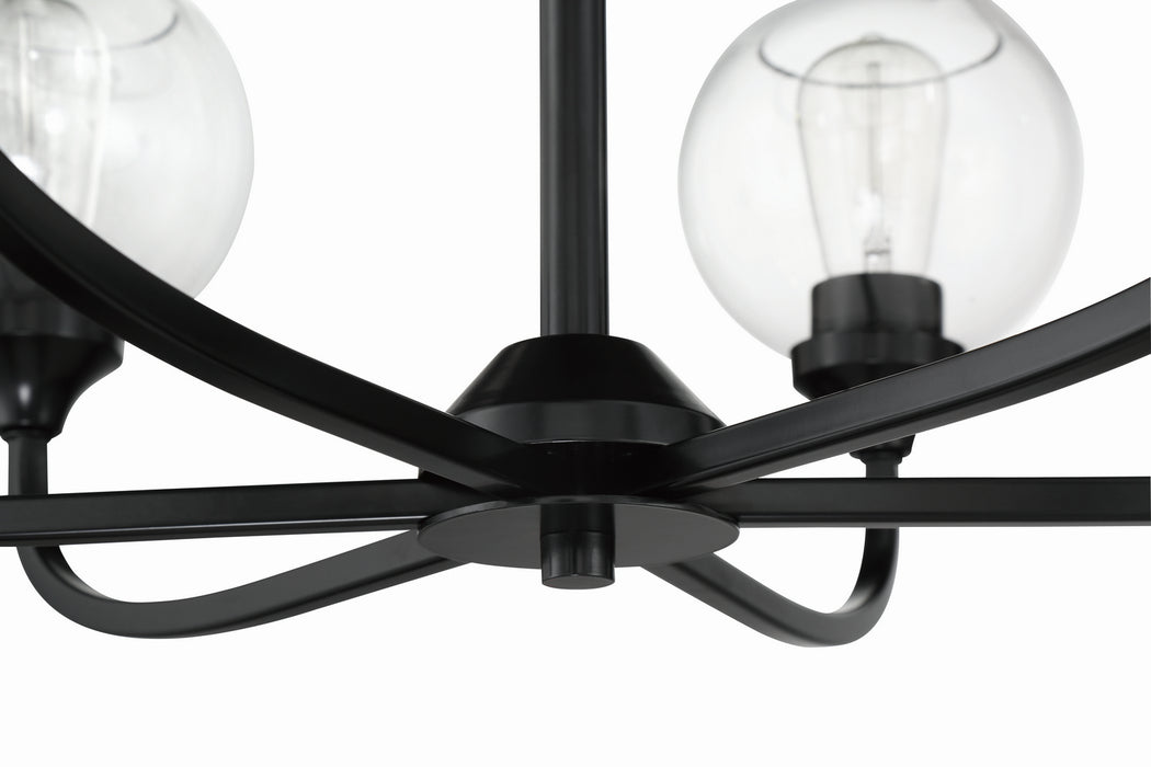 Craftmade 56229-FB Nine Light Chandelier, Flat Black