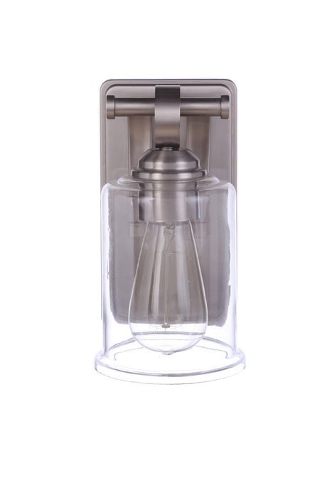 Craftmade 56401-BNK One Light Wall Sconce, Brushed Polished Nickel