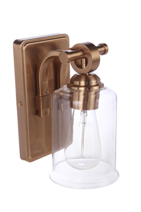 Craftmade 56401-SB One Light Wall Sconce, Satin Brass