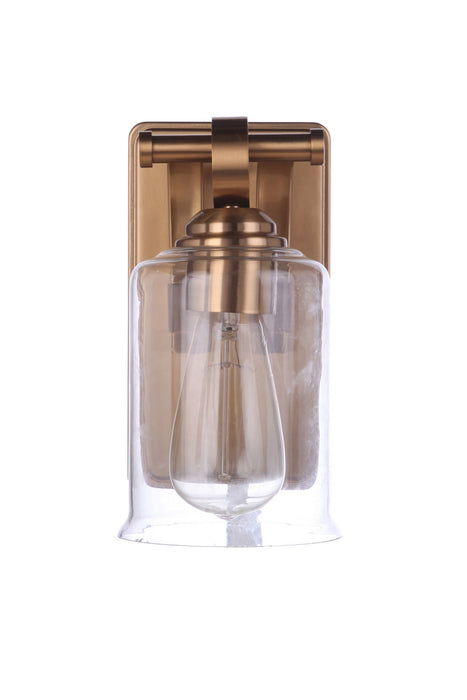 Craftmade 56401-SB One Light Wall Sconce, Satin Brass