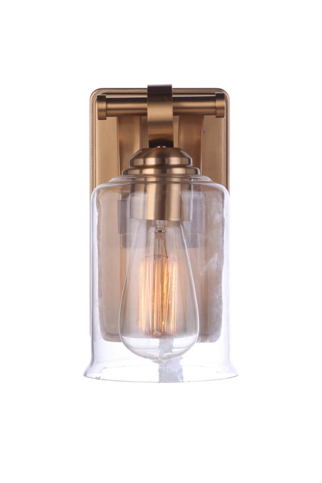 Craftmade 56401-SB One Light Wall Sconce, Satin Brass