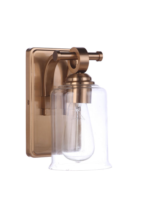 Craftmade 56401-SB One Light Wall Sconce, Satin Brass