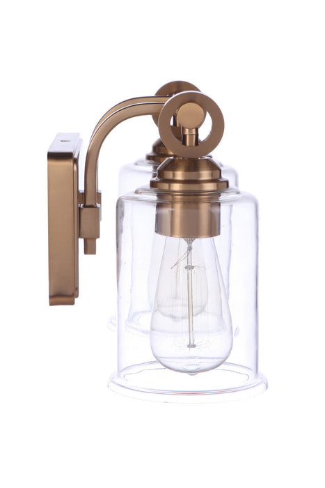 Craftmade 56402-SB Two Light Vanity, Satin Brass