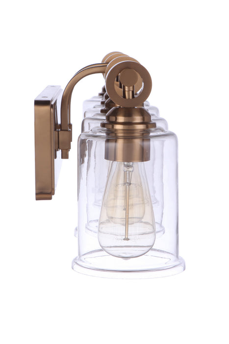 Craftmade 56404-SB Four Light Vanity, Satin Brass