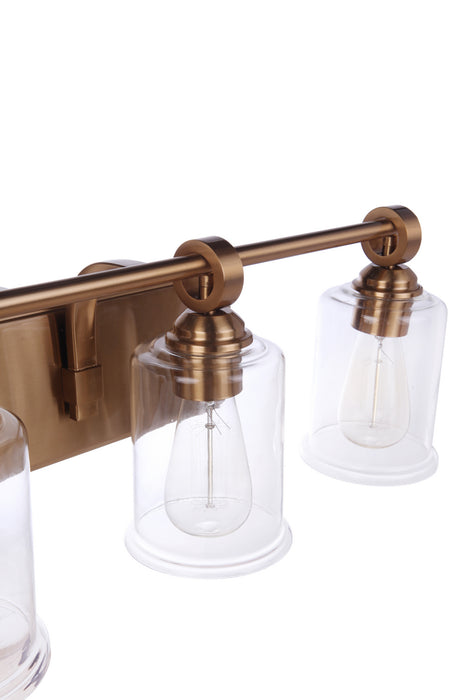 Craftmade 56404-SB Four Light Vanity, Satin Brass