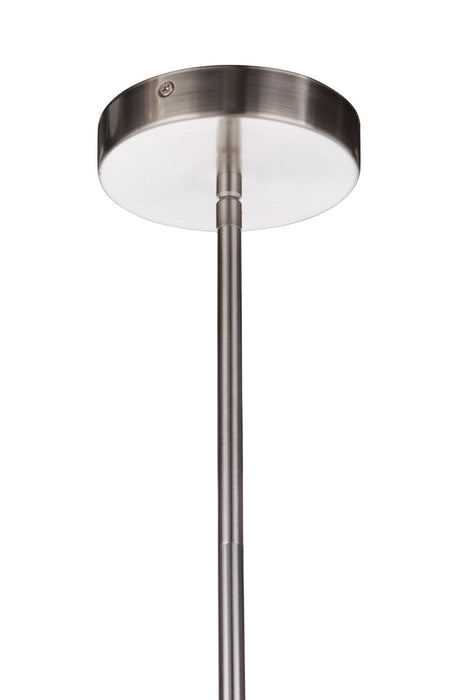 Craftmade 56491-BNK One Light Mini Pendant, Brushed Polished Nickel
