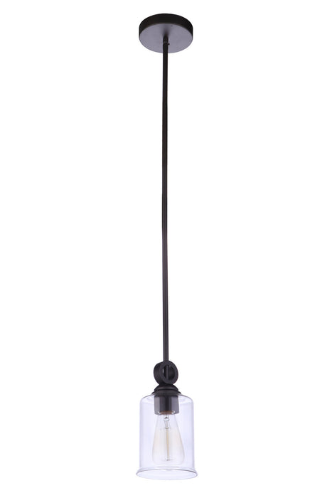 Craftmade 56491-ESP One Light Mini Pendant, Espresso