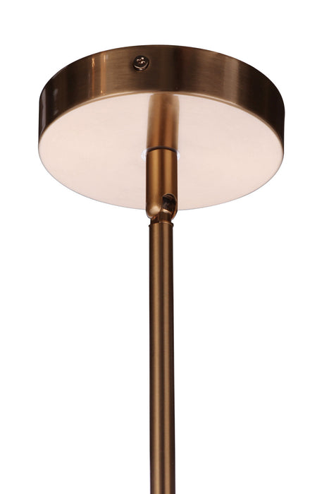 Craftmade 56491-SB One Light Mini Pendant, Satin Brass
