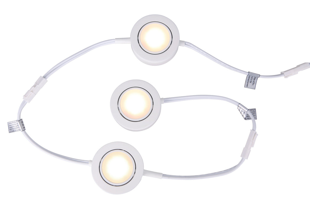 Craftmade CPK1103-W-LED LED Under Cabinet Puck, White