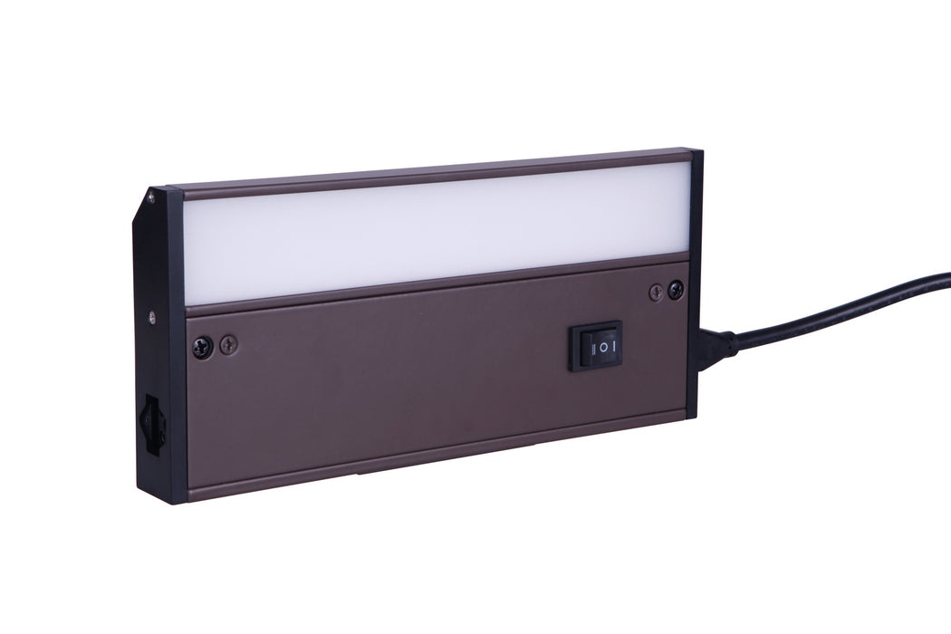 Craftmade CUC1008-BZ-LED LED Under Cabinet Light Bar, Bronze