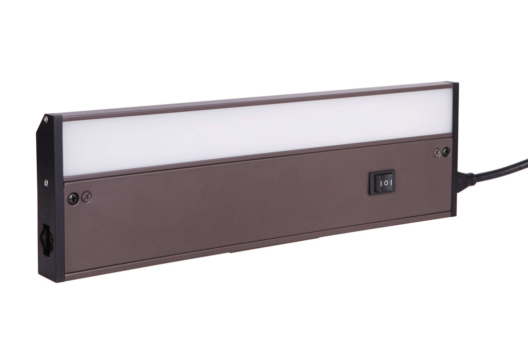 Craftmade CUC1012-BZ-LED LED Under Cabinet Light Bar, Bronze