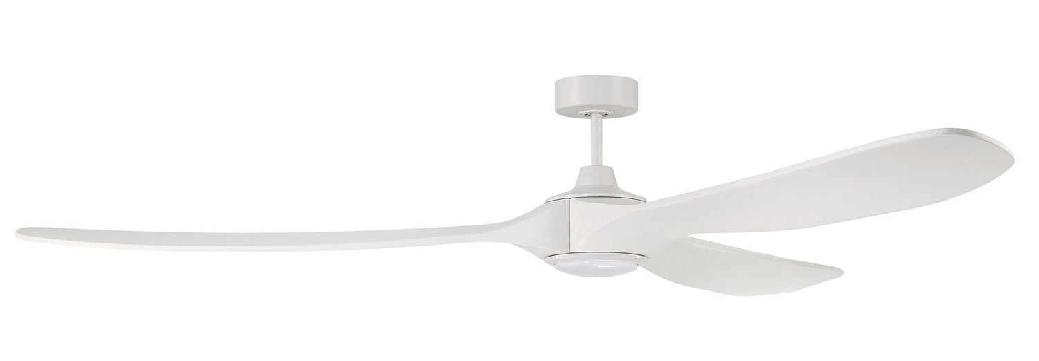 Craftmade EVY84W3 84"Ceiling Fan, White