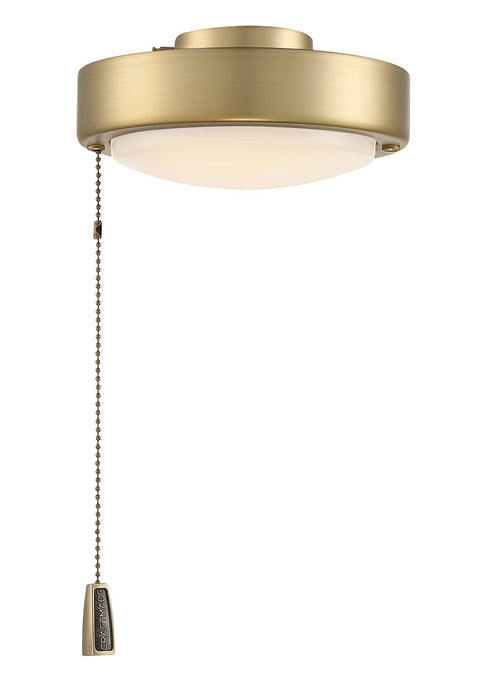 Craftmade LK2901-SB LED Disk Fan Light Kit, Satin Brass
