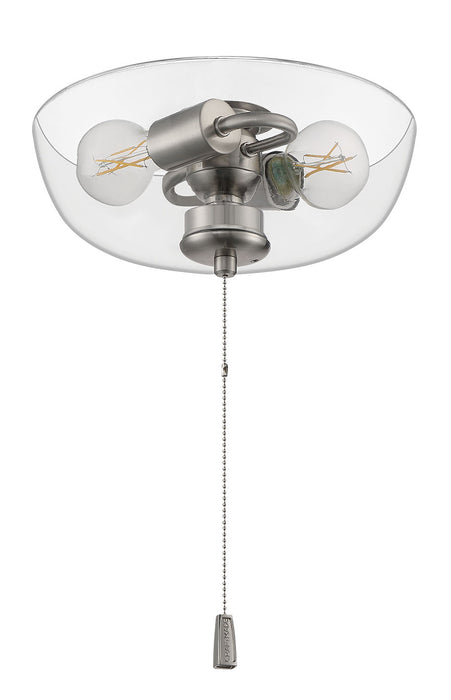 Craftmade LK2902-BNK LED Fan Light Kit, Brushed Polished Nickel