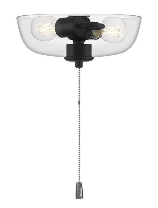 Craftmade LK2902-FB LED Fan Light Kit, Flat Black
