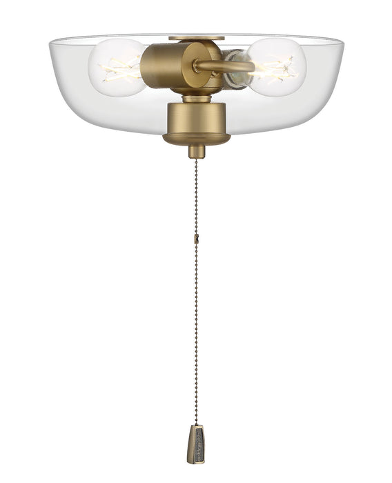 Craftmade LK2902-SB LED Fan Light Kit, Satin Brass