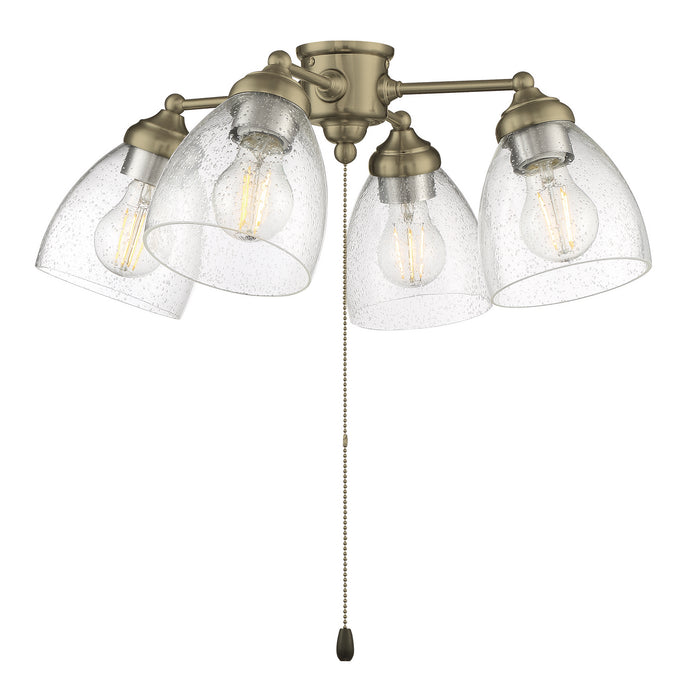 Craftmade LK401105-SB-LED LED Fan Light Kit, Satin Brass